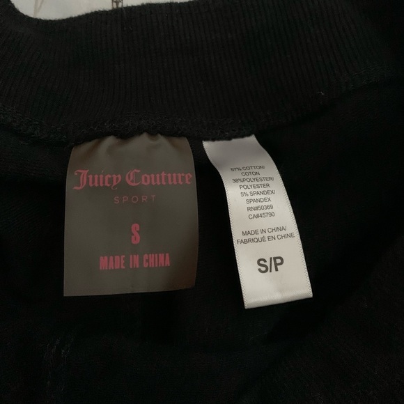 juicy couture black sweatpants with rainbow detail size S women’s - Picture 3 of 5